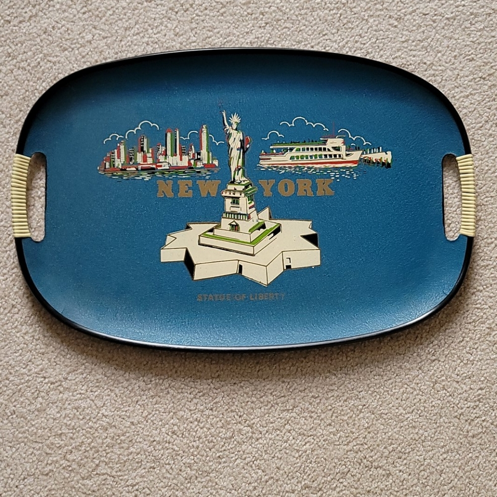 Vintage New York tray